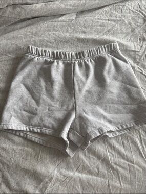 Light Gray Women's Lounge Sweat Shorts